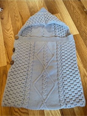 The sweetest SAOL Kids Collection Irish knit swaddle